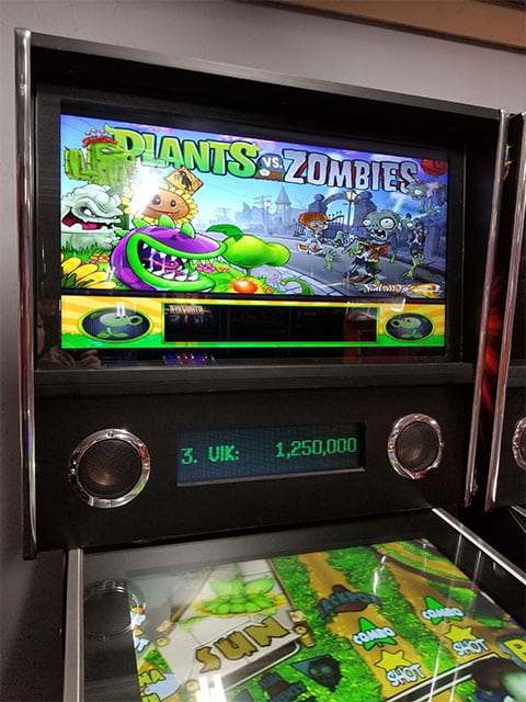 Plants vs Zombies Pinball Machine Indianapolis
