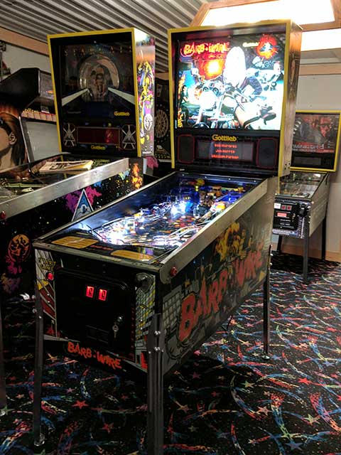 Barbwire Pinball Machine Indianapolis