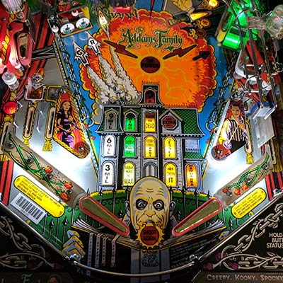 The Adams Family Pinball Game